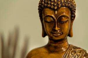 Tapéta bronz Buddha szobor