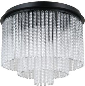 Italux glamour modern mennyezeti lámpa naute matt fekete itxplf-40931-7a-bk