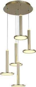 Italux modern függeszték oliver arany itxmd17033012-5agold