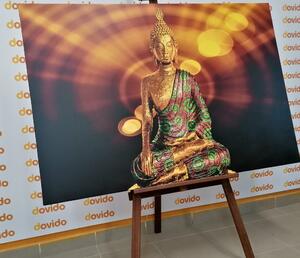 Kép Buddha szobor absztrakt háttérrel - 60x40