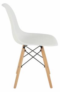 Modern szék, bükk+ fehér, CINKLA 3 NEW