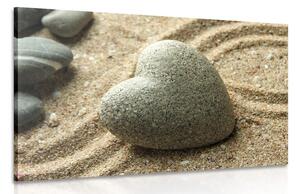 Kép szív alakú kő