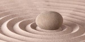 Kép meditáló kő