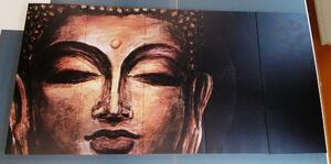 5-részes kép Buddha arc