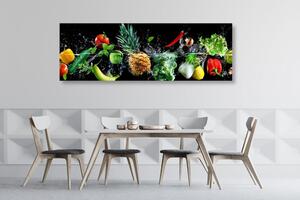 Kép organikus gyümölcs és zöldség