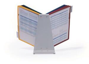Bemutatótábla tartó, asztali, 10 db bemutatótáblával, DURABLE VARIO&reg; 10, vegyes szín (DB557000)