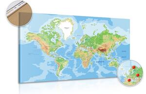 Parafa kép klasszikus világ térkép