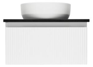 Fürdőszobaszekrény a mosdókagyló alá SAT Evolution 58x30x44,8 cm fehér matt SATEVO60WMZ