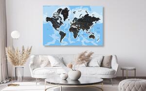 Parafakép modern világ térkép