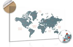 Parafa kép modern világ térkép