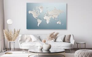 Parafa kép világ térkép eredeti kivitelben