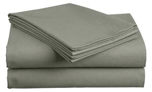 Mikroplüss lepedő BASIC szürkészöld 200x220 cm
