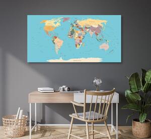 Parafa kép világ térkép megnevezésekkel
