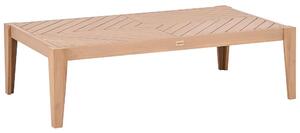 Kerti dohányzóasztal RIVELLO 68 cm 123 cm Akácfa Világosbarna