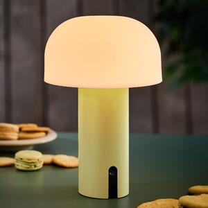 MUSHROOM LED kültéri lámpa 22 cm , sárga