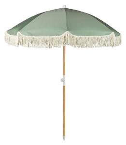 BOHO LOUNGE strand napernyő Ø 160 cm , zsálya