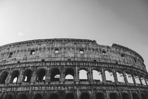 Öntapadó fotótapéta Colosseum fekete-fehérben