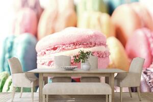 Fotótapéta színes macaron sütemény - 150x100
