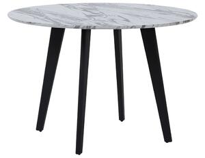 Étkezőasztal MOSBY Fehér márvány 110 cm 110 cm