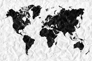 Öntapadó tapéta érdekes világtérkép