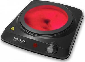 Brock HPI 3001 BK, 1200W, 1 zónás, Infravörös, Üvegkerámia, Hordozható, Fekete, Elektromos főzőlap