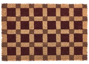 Lábtörlő VILLASIS Bézs/barna 60 x 90 cm Kókuszrost