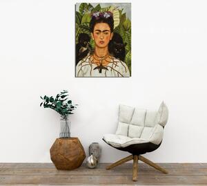 Vászon fali kép Frida Kahlo másolat, 30 x 40 cm