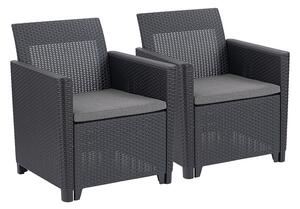 Claire duo műrattan kerti fotel