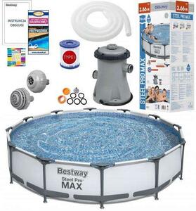 Bestway Steel Pro Bahama (2019) kör medence (366 x 76 cm)