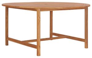 VidaXL tömör tíkfa kerti asztal 150 x 76 cm
