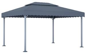 VidaXL antracitszürke alumíniumpavilon 400 x 300 cm