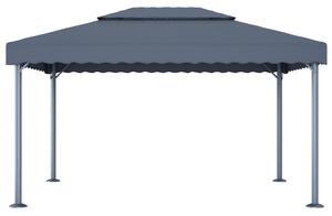 VidaXL antracitszürke alumíniumpavilon 400 x 300 cm