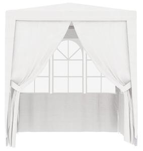 VidaXL fehér rendezvénysátor oldalfalakkal 2,5 x 2,5 m 90 g/m²