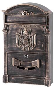 Strend Pro alumínium antik postaláda, bronz