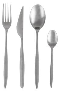 Ezüstszínű rozsdamentes acél evőeszköz készlet 24 db-os – Orion