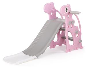 CHIPOLINO Dino gyerek csúszda 116 cm - rózsaszín