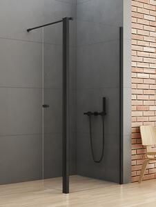 New Trendy New Soleo Black walk-in zuhanykabin félmatt/átlátszó üveg K-0779