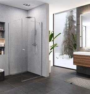 New Trendy Superia zuhanykabin 80x80 cm négyzet króm fényes/átlátszó üveg K-0586
