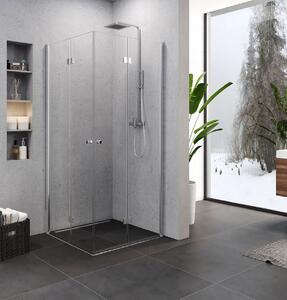 New Trendy Superia zuhanykabin 80x80 cm négyzet króm fényes/átlátszó üveg K-0588