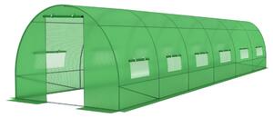 Kerti fólia alagút - 3x6x2 m (zöld)