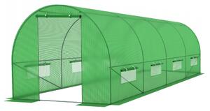 Kerti fólia alagút - 2,5x4x2 m (zöld)