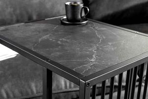 Design oldalsó asztal Haines 43 cm márvány utánzata