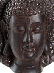 Buddha szobor - Sötétbarna - 31 cm