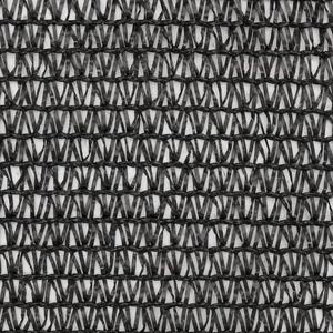 VidaXL belátásgátló háló, HDPE, 1 x 25 m, fekete