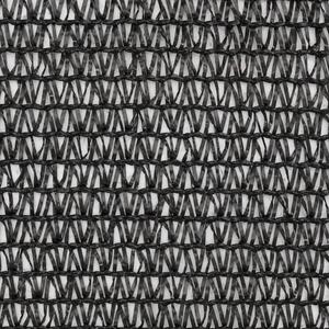 VidaXL belátásgátló háló, HDPE, 1,5 x 50 m, fekete