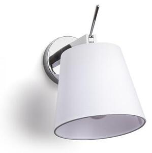 JERSEY fali lámpa fehér króm 230V E27 42W