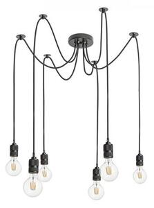 CINDY VI függő lámpa fekete 230V E27 6x42W