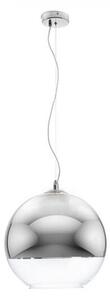 BEAU MONDE 35 függő lámpa krómozott üveg/tiszta üveg 230V E27 25W