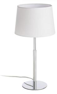 BROADWAY asztali lámpa fehér króm 230V E27 42W