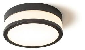 CIRA LED 23 mennyezeti lámpa opál üveg/fekete 230V LED 12W IP44 3000K